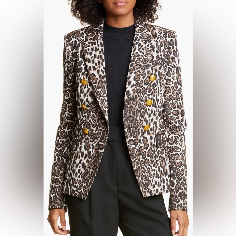 A.L.C. Alton Leopard Print Jacket